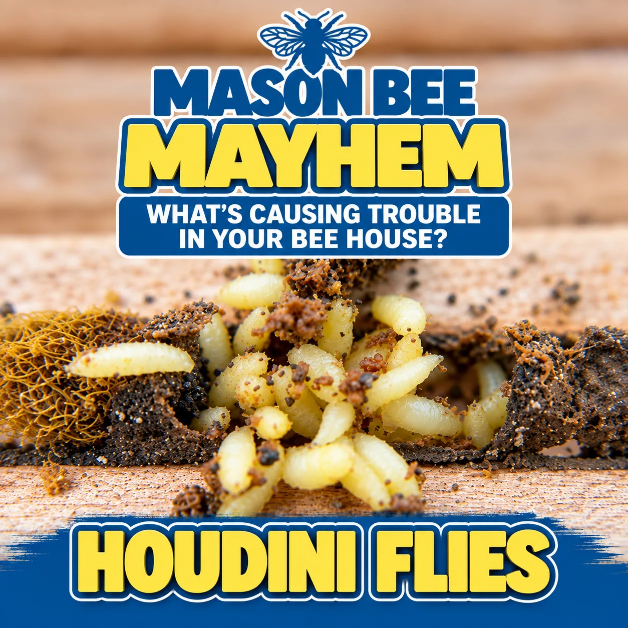 Learn What Houdini Flies Look Like in Mason Bee Nest